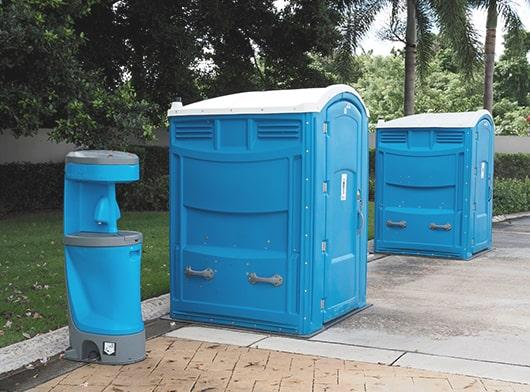 we offer convenient delivery and pickup services for our handicap/ada porta potties